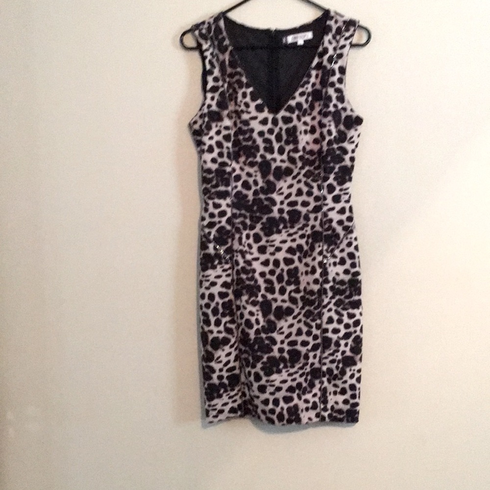 Jennifer Lopez Animal Print Dress